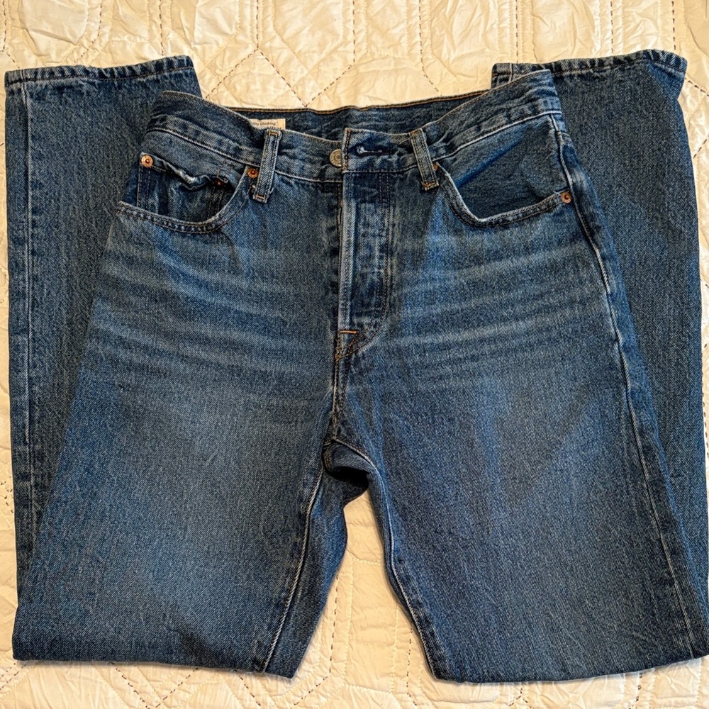 Levi’s 501 Classic Blue Denim Jeans W 26 L 32